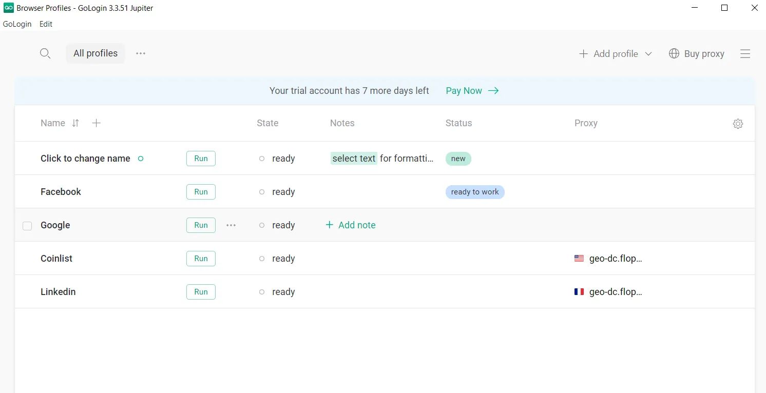  Hướng dẫn tải và cài đặt GoLogin